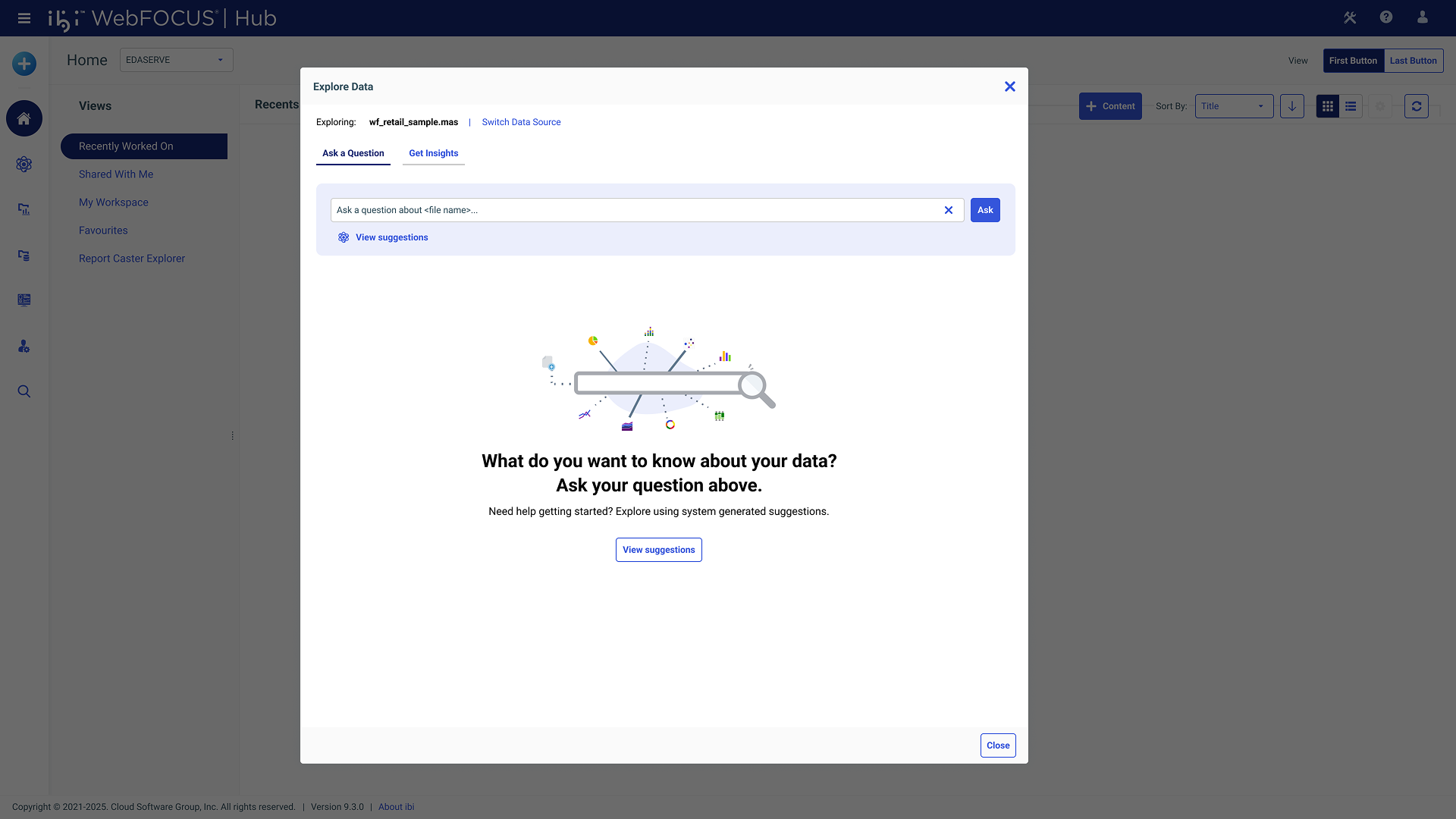 NLQ Redesigned Empty State